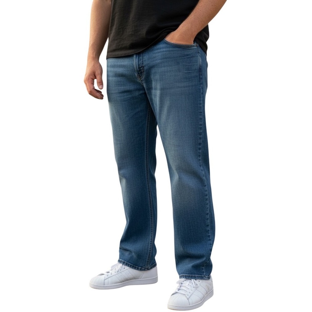 Wrangler Relaxed Boot Cut Jeans Men Blue Denim Comfort Guaranteed‎ Size 40 x32
